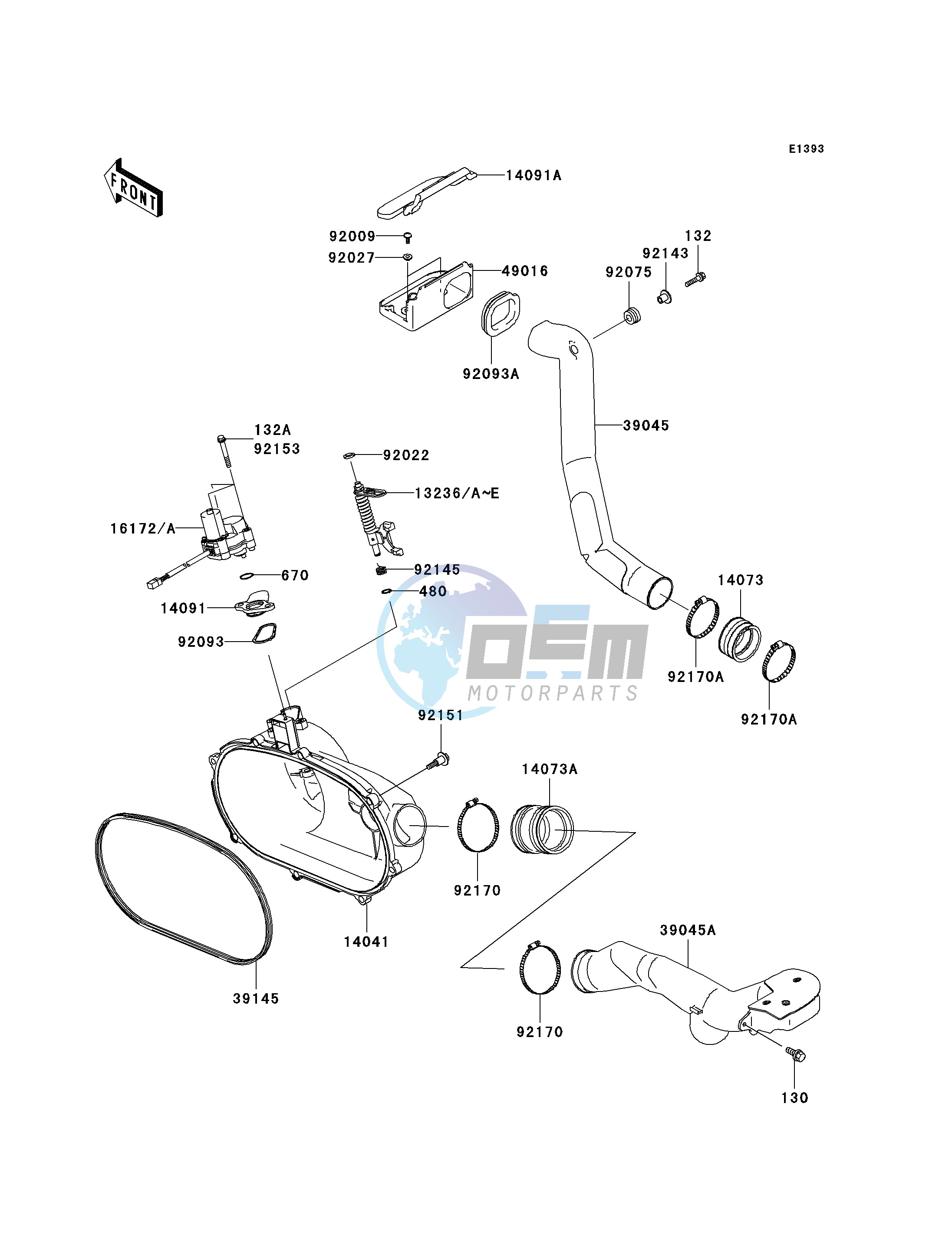 CONVERTER COVER_DRIVE BELT