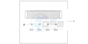 GL18009 France - (F / AB CMF NAV) drawing TRAVEL NET