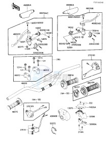 KDX 200 A [KDX200] (A1-A3) [KDX200] drawing HANDLEBAR