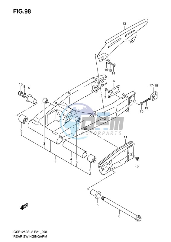 REAR SWINGINGARM