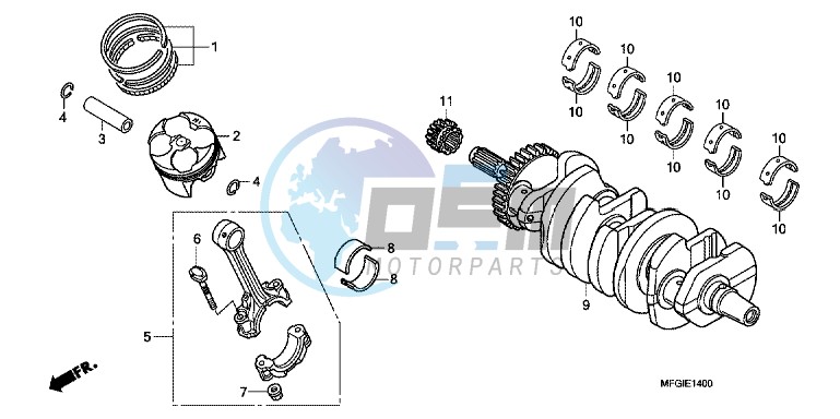 CRANKSHAFT/ PI STON