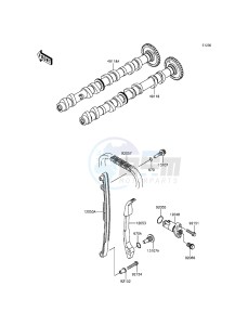 Z800 ZR800ADS FR GB XX (EU ME A(FRICA) drawing Camshaft(s)/Tensioner