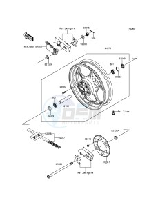 Z250SL_ABS BR250FFF XX (EU ME A(FRICA) drawing Rear Hub