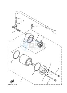 YFM700FWAD GRIZZLY 700 EPS (BLTL) drawing STARTING MOTOR