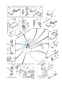 XP500 TMAX T-MAX 530 (2PW1) drawing ELECTRICAL 1