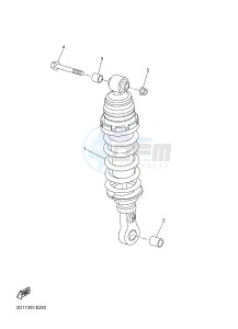 FZ1-N FZ1 (NAKED) 1000 (1EC9) drawing REAR SUSPENSION