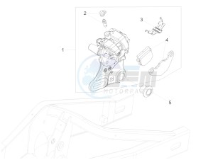 TUONO 125 4T E4 ABS (APAC) drawing Rear brake caliper