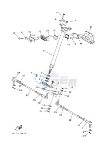 YFM450FWA YFM45FGB GRIZZLY 450 IRS AUSTRIA drawing STEERING