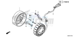 VFR1200XF CrossTourer - VFR1200X 2ED - (2ED) drawing GENERATOR