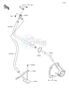 JET SKI ULTRA 310X JT1500LEF EU drawing Bilge System