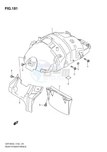 VZR1800 (E2) INTRUDER drawing REAR FENDER BRACE