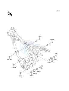 KX 60 B [KX60] (B10-B14) [KX60] drawing FRAME FITTINGS