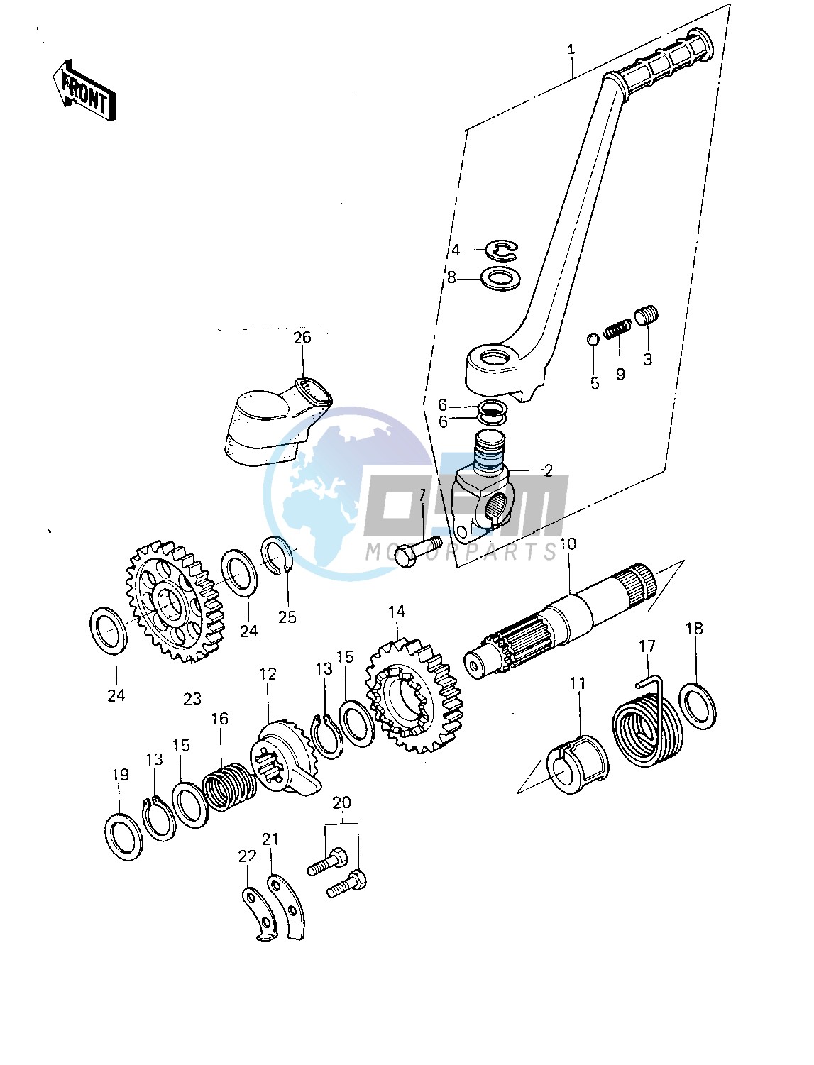 KICKSTARTER MECHANISM