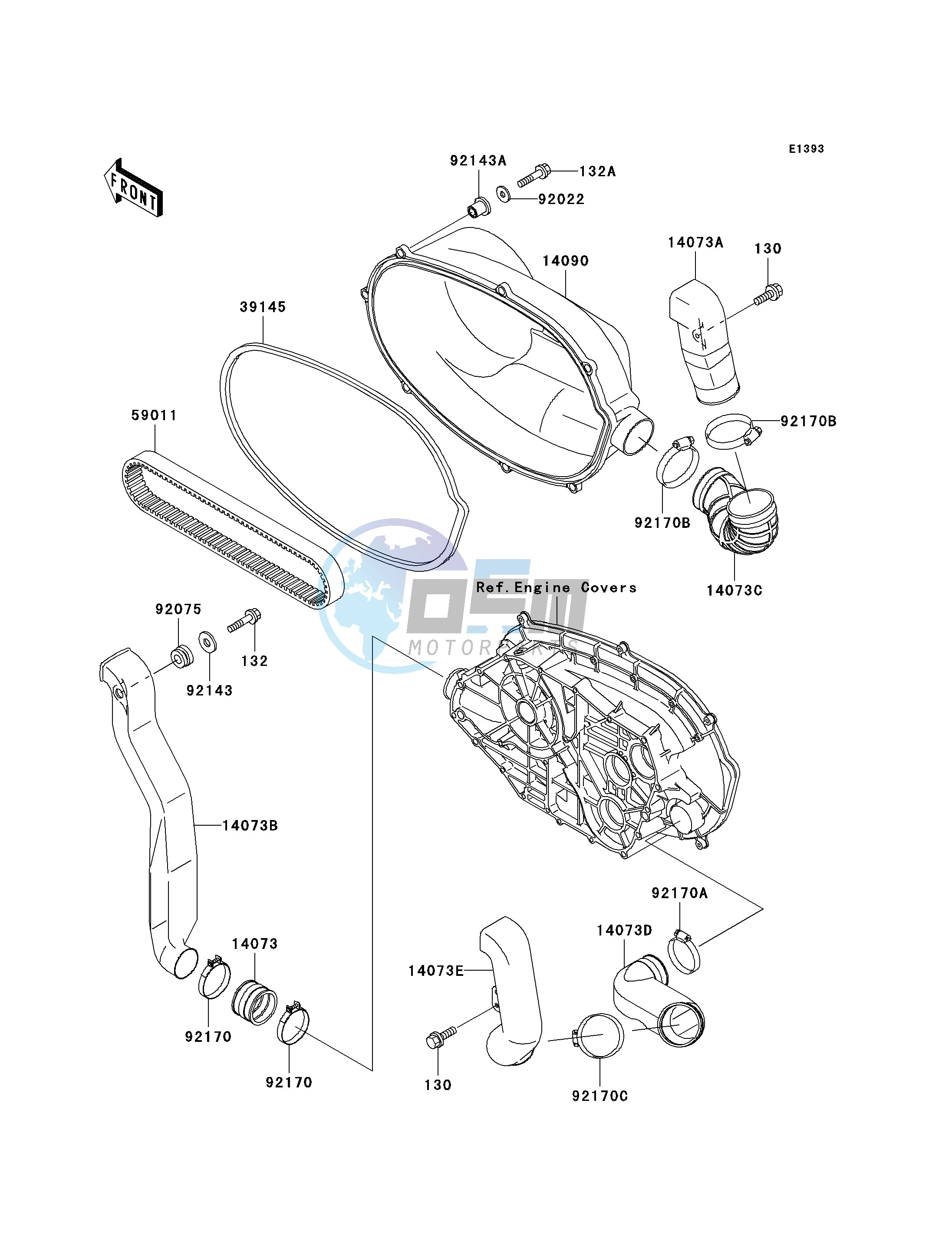 CONVERTER COVER_DRIVE BELT