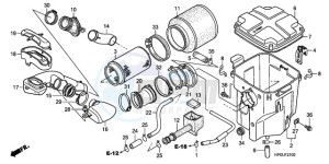 TRX500FM9 Australia - (U) drawing AIR CLEANER