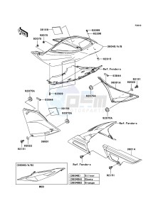 Z750 ZR750J6F FR GB XX (EU ME A(FRICA) drawing Side Covers/Chain Cover