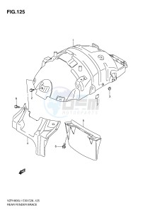 VZR1800 (E3) INTRUDER drawing REAR FENDER BRACE