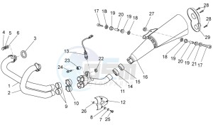 Griso S.E. 1200 8V USA-CND drawing Exhaust unit