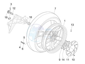 Nexus 250 e3 drawing Rear Wheel