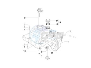 S 125 4T E3 drawing Fuel Tank