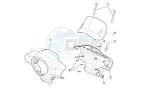 Scarabeo 50 4T E2 drawing Front body I