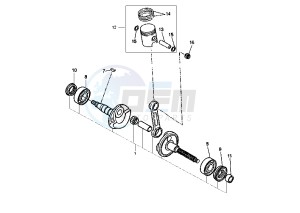 BW'S NEXT GENERATION 50 drawing CRANKSHAFT PISTON