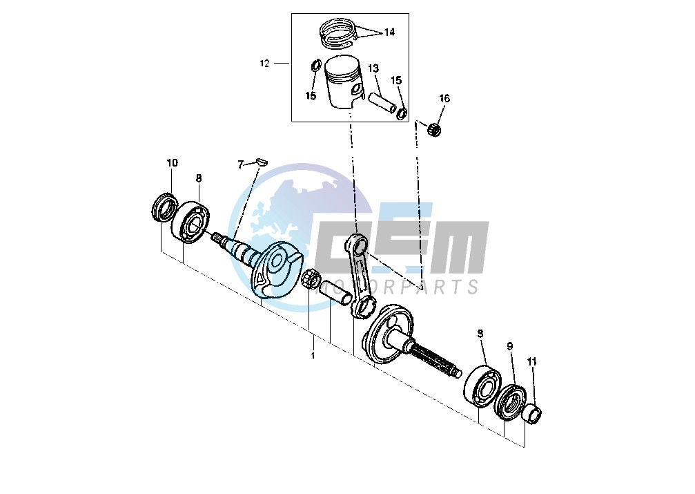 CRANKSHAFT PISTON