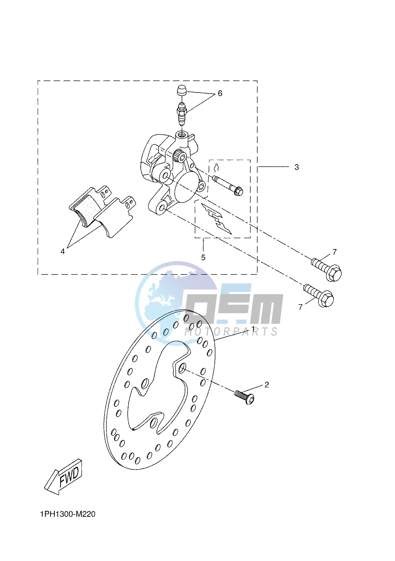 FRONT BRAKE CALIPER