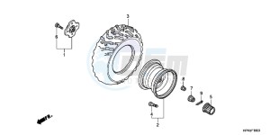 TRX420FPMC TRX420 ED drawing REAR WHEEL