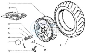 ET4 150 Leader drawing Rear Wheel