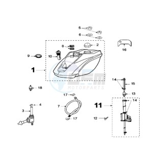 LUDIX 10 RB ONE drawing TANK AND FUEL PUMP