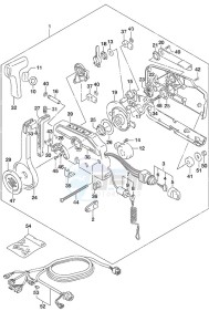 DF 25A drawing Remote Control Non-Remote Control wo/Power Tilt