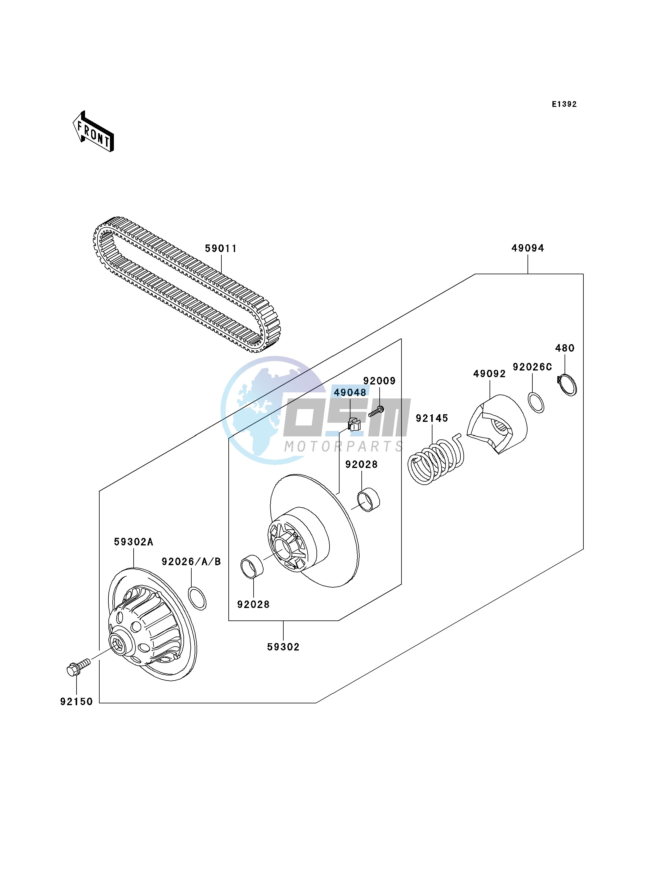 DRIVEN CONVERTER_DRIVE BELT