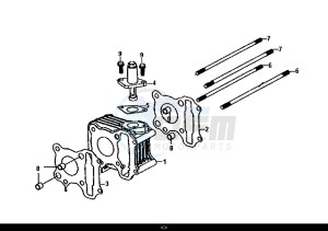 FIDDLE II 50 (25 KM/H) (AF05W4-NL) (E4) (L8-M0) drawing CYLINDER