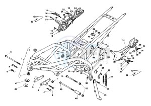 V RAPTOR 1000 drawing FRAME