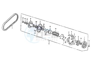 PASSING 125 drawing DRIVEN PULLEY