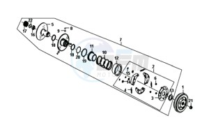 SYMPHONY SR 50 (L8) EU drawing CLUTCH