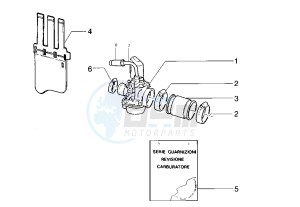 Runner VX-VXR 125-200 125 drawing Caburetor Assy