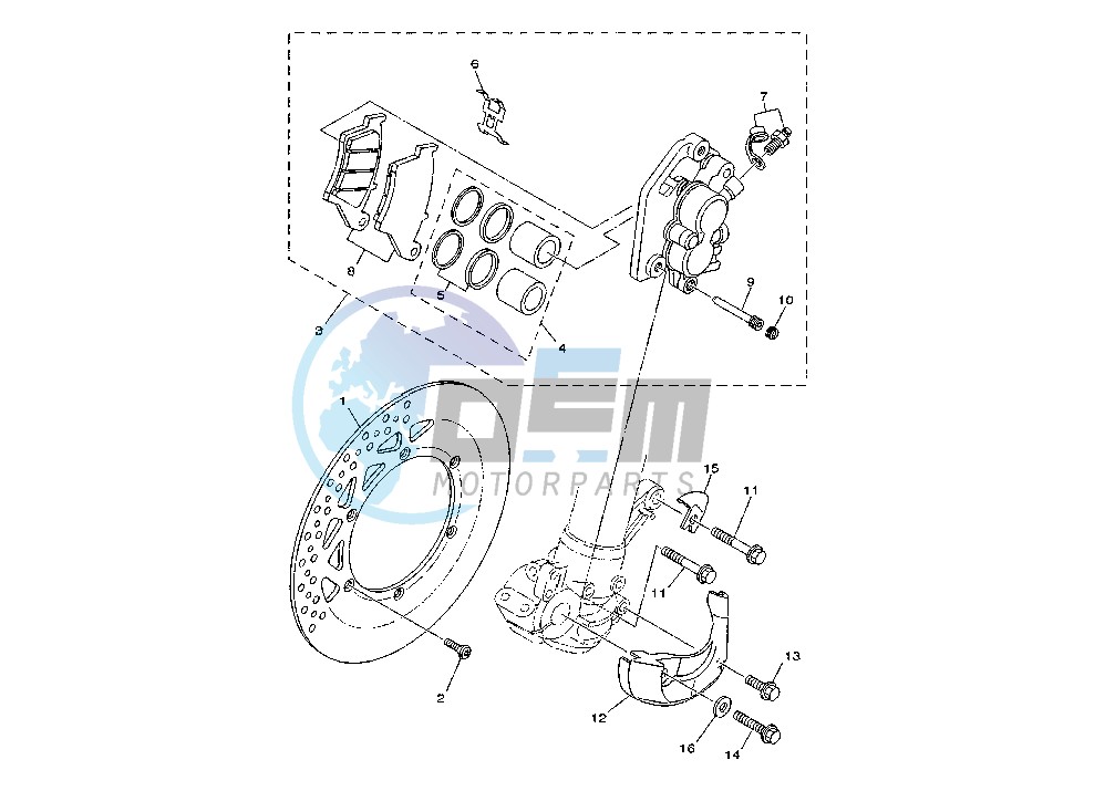 FRONT BRAKE CALIPER