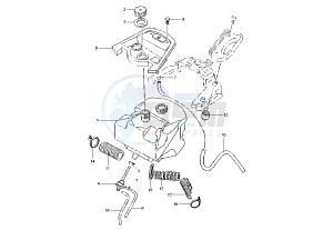 YN NEO'S 50 drawing FUEL TANK