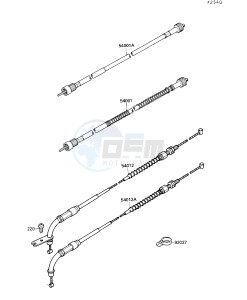 VN 1500 A [VULCAN 88] (A1-A5) [VULCAN 88] drawing CABLE