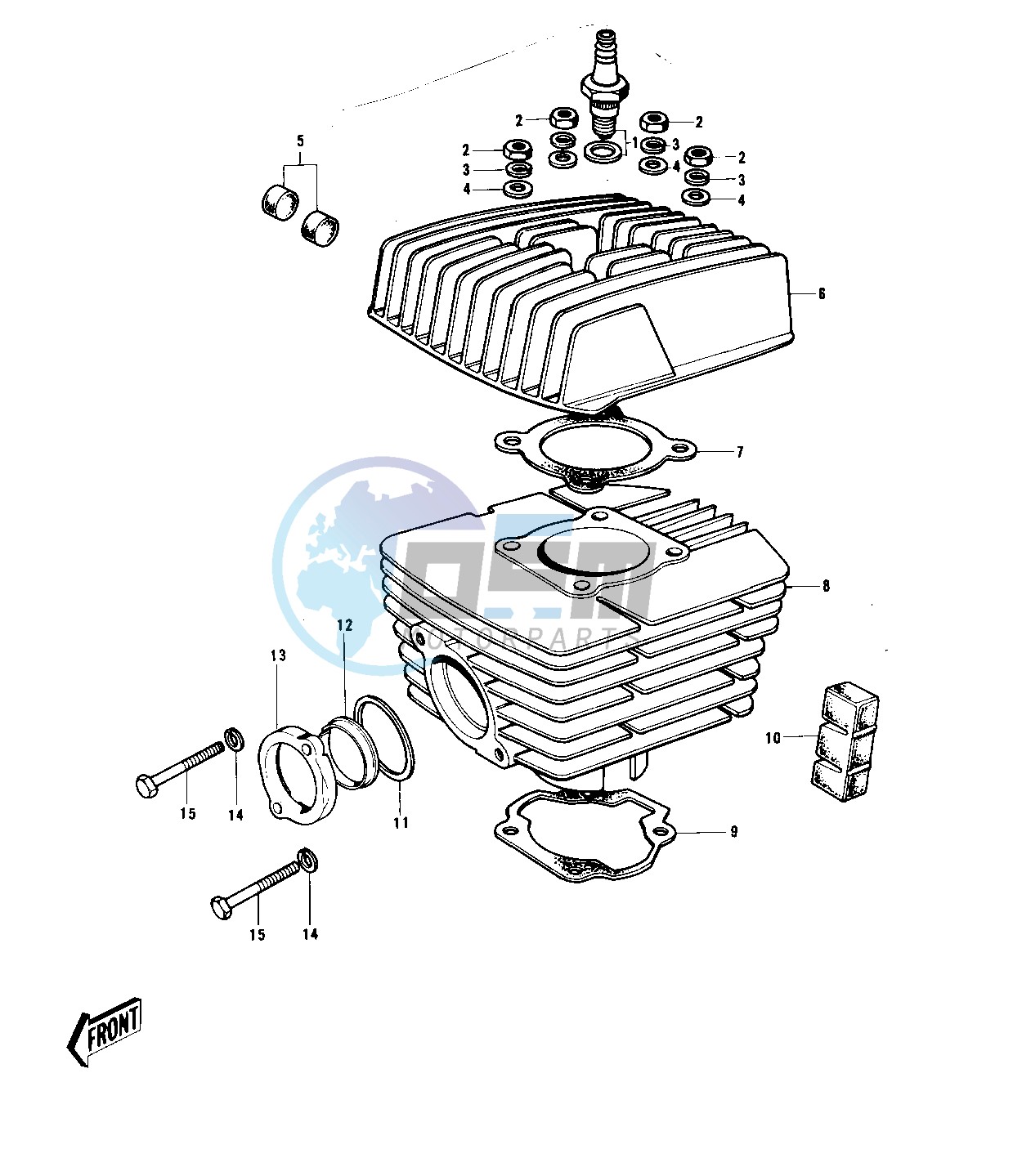 CYLINDER HEAD_CYLINDER -- 74-75 B_C- -