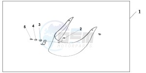 VT1100C2 drawing RR.FENDER EXT.