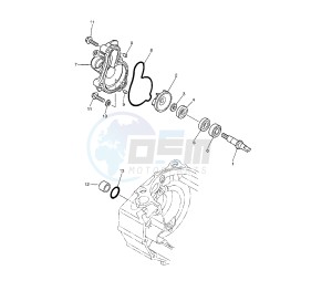 WR F 450 drawing WATER PUMP