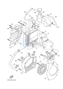 HW151 XENTER 150 (52S3) drawing RADIATOR & HOSE