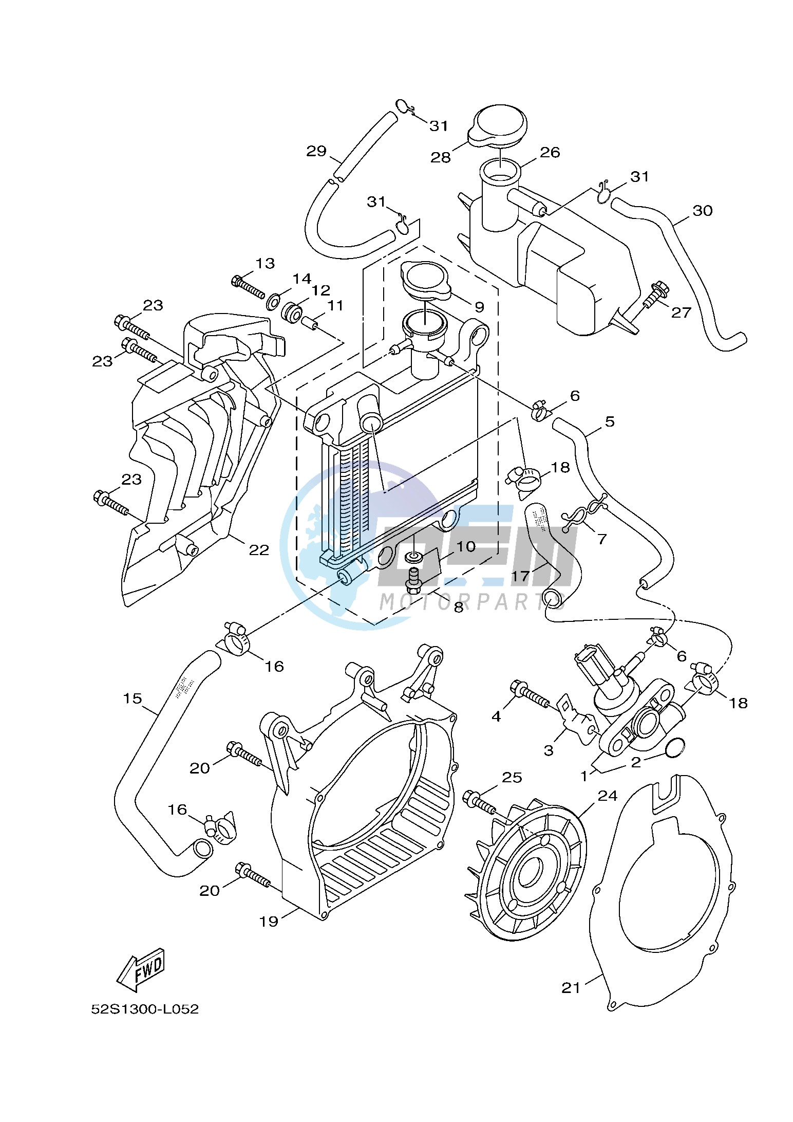 RADIATOR & HOSE