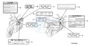 SH300A9 Europe Direct - (ED / ABS) drawing CAUTION LABEL