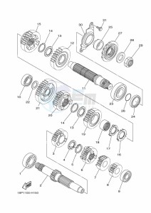 YFZ450R (BKD3) drawing TRANSMISSION