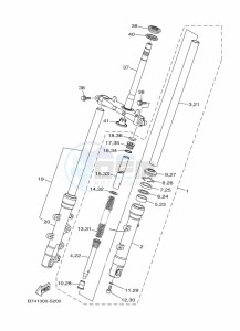 GPD155-A NMAX-155 (BBDP) drawing FRONT FORK