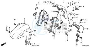 GL18009 E / MKH drawing FRONT FENDER